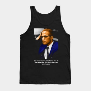 Malcolm X Quotes Tank Top